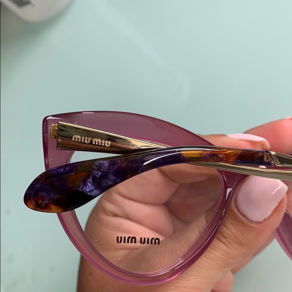 Miu Miu pink prescription frames - Picture 9 of 9